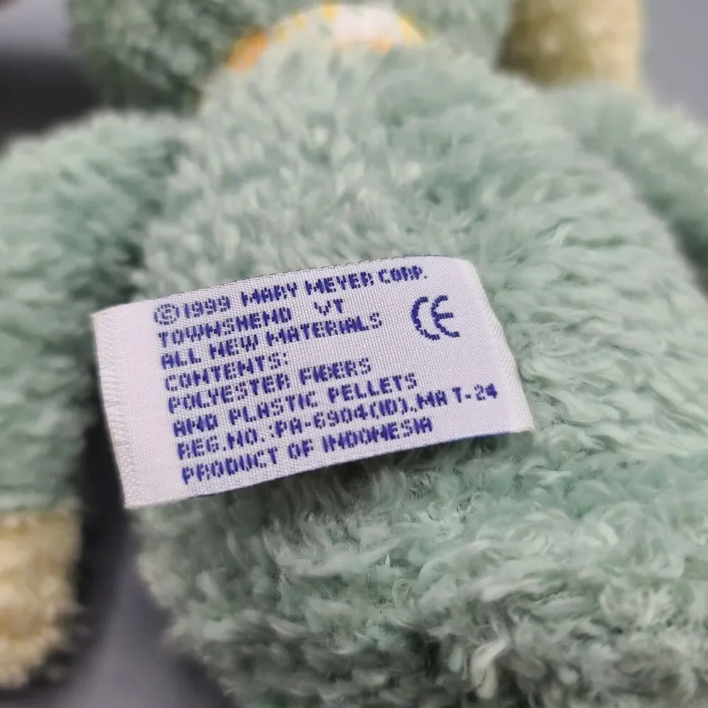 Mary Meyer Bunny Plush Easter Floppy Baby Green Gift Blush Rabbit With Tag